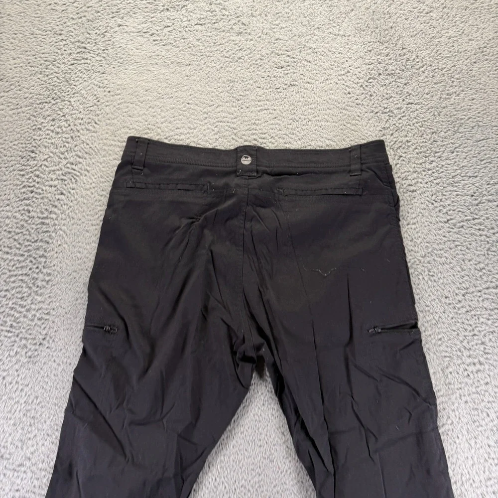 Wrangler ATG Pant Men's 40x30 Black Nylon Windbreaker Hiking Gorpcore Stretch